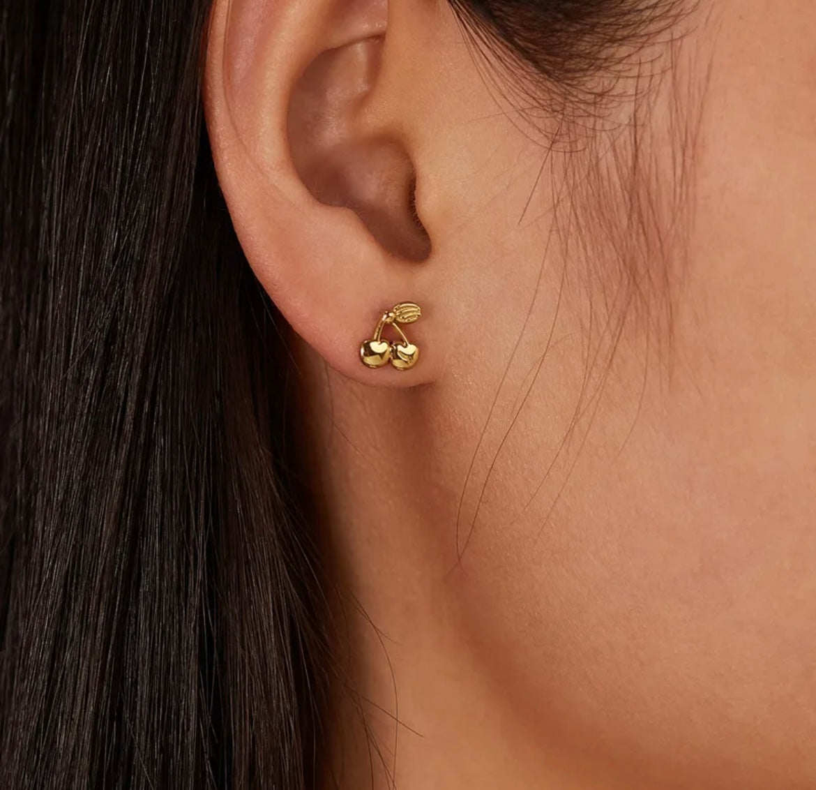 Cherry Stud Earrings