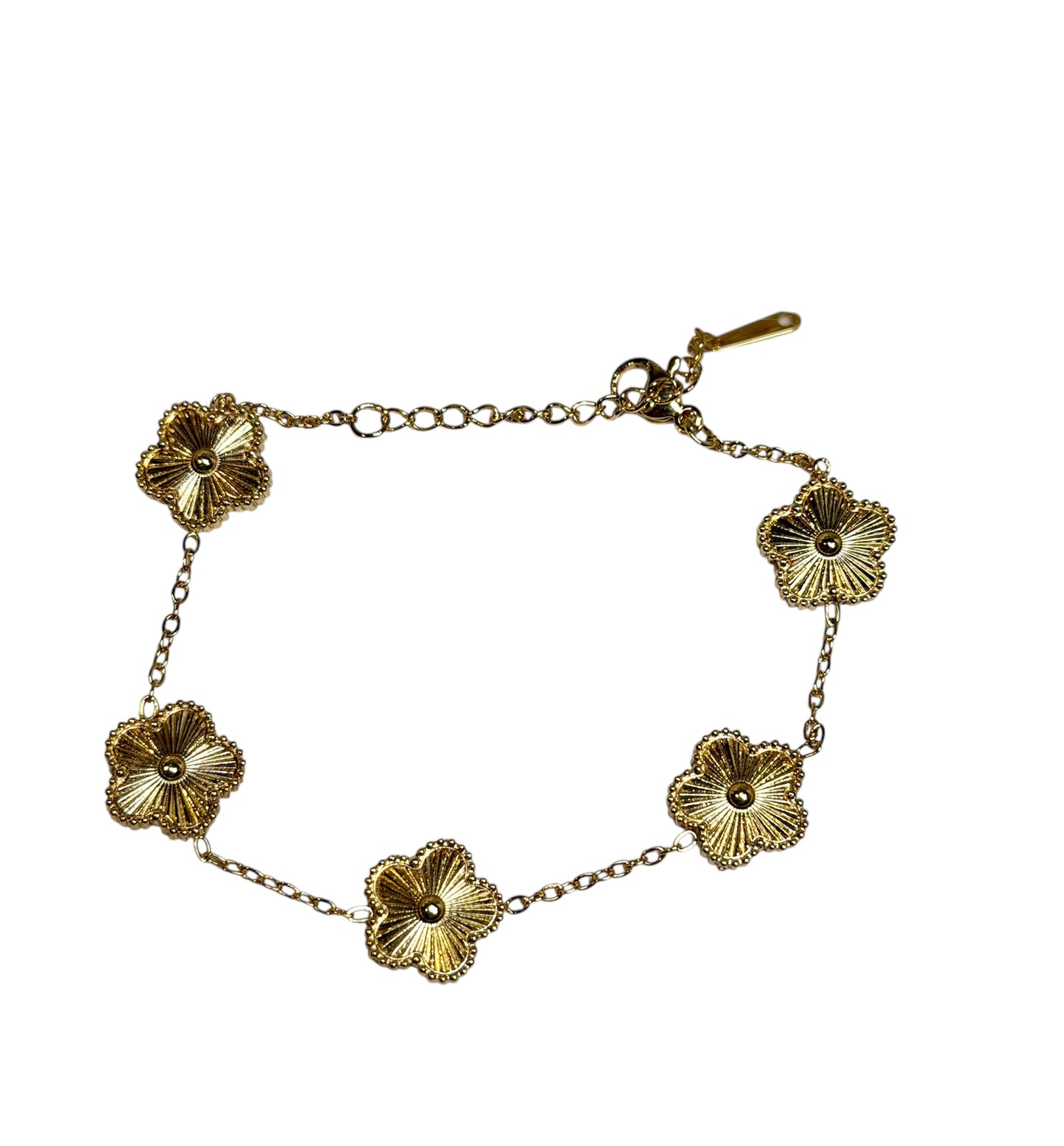 Flora - Multi Flower Bracelet- Stainless Steel