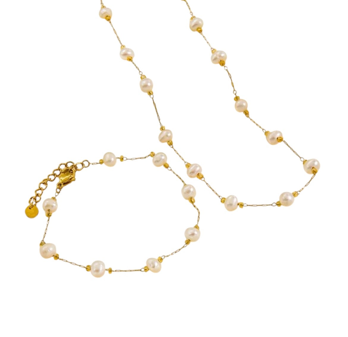 Eliza Multi Pearl Necklace