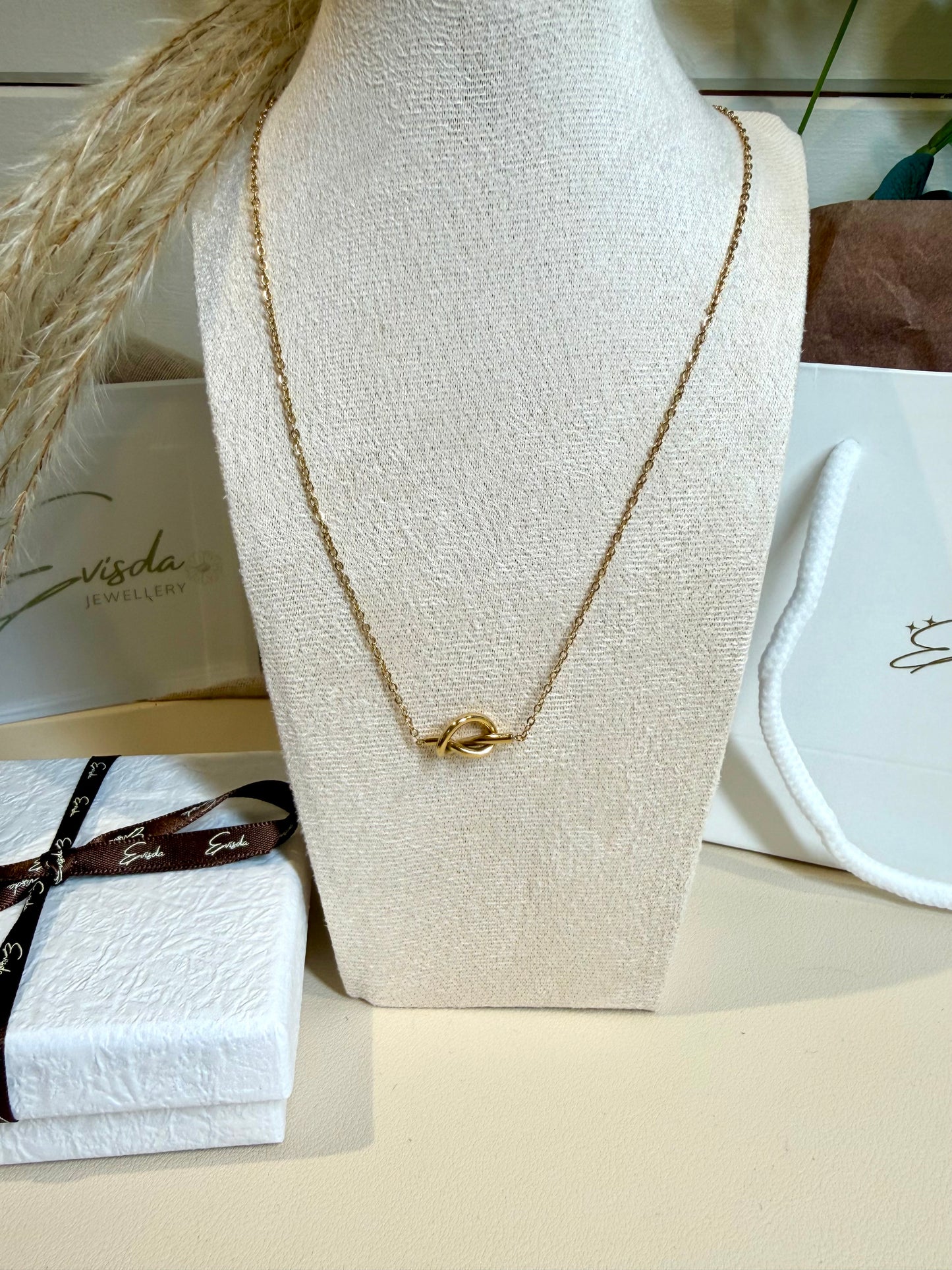 Knot Necklace - Stainless Steel