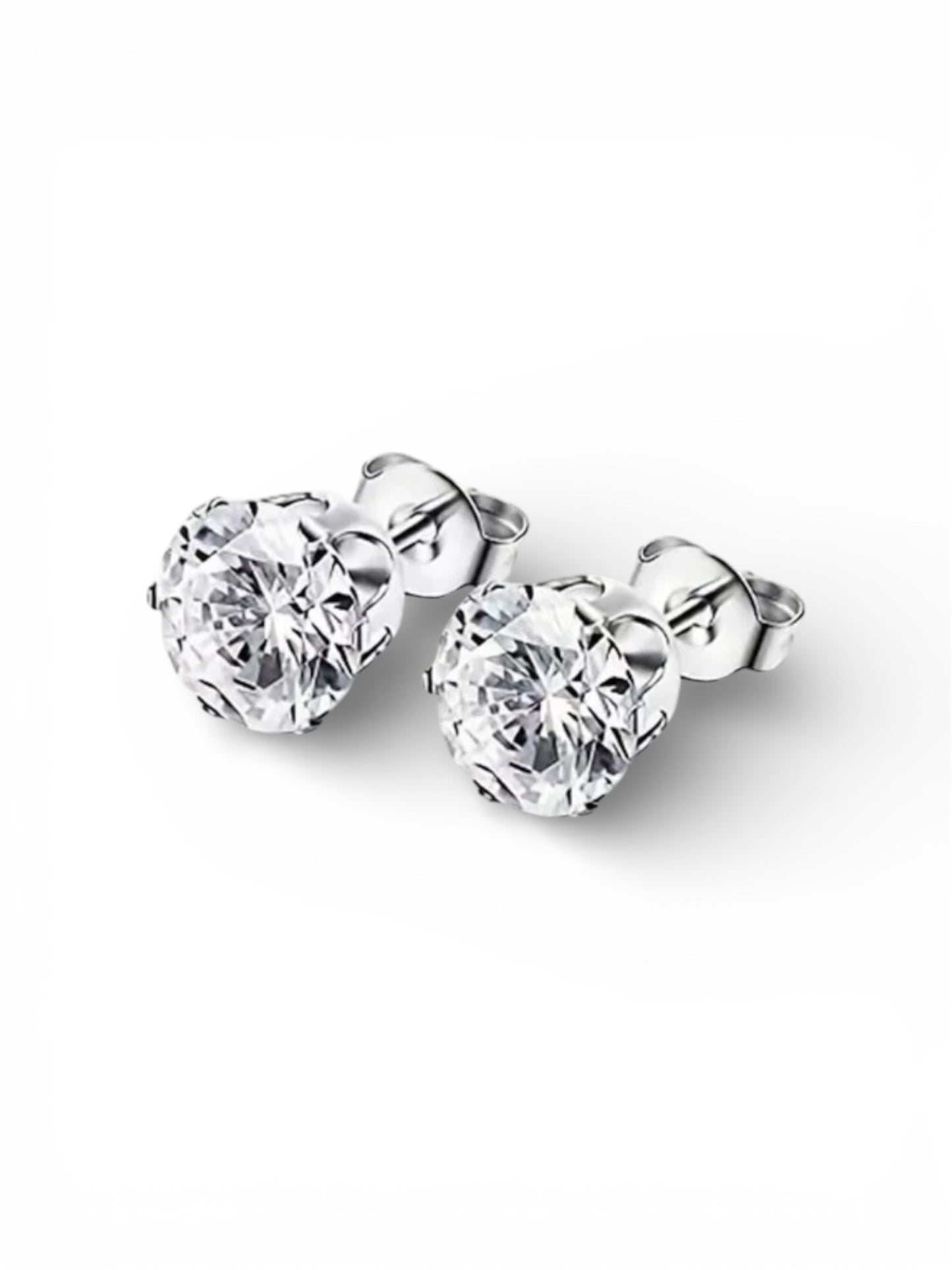 Vega - Round Stone Studs