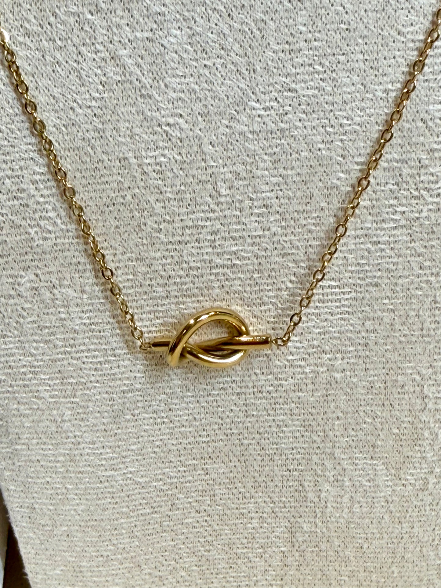 Knot Necklace - Stainless Steel