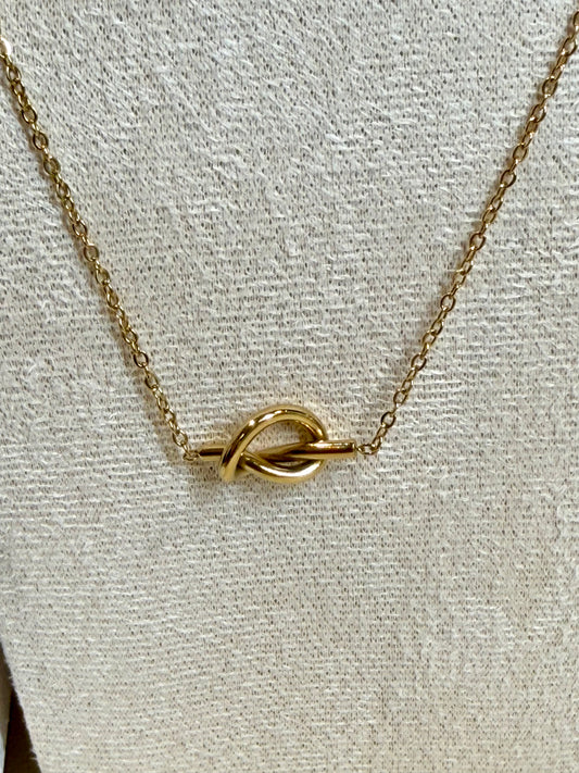 Knot Necklace - Stainless Steel