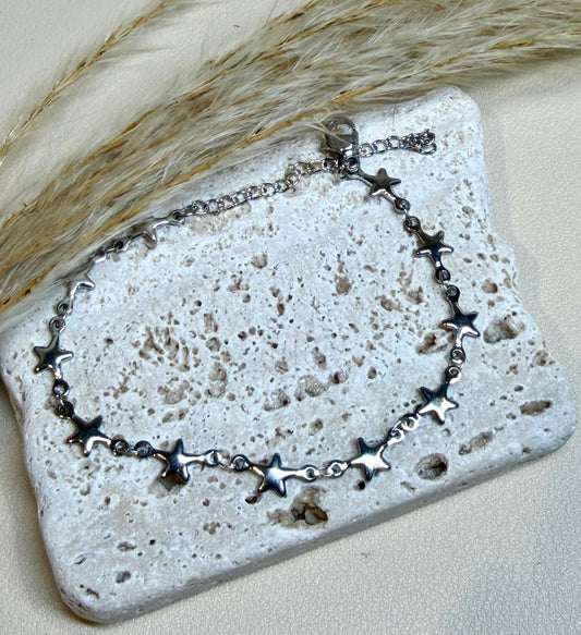 Stella - Multi Star Bracelet - Stainless Steel