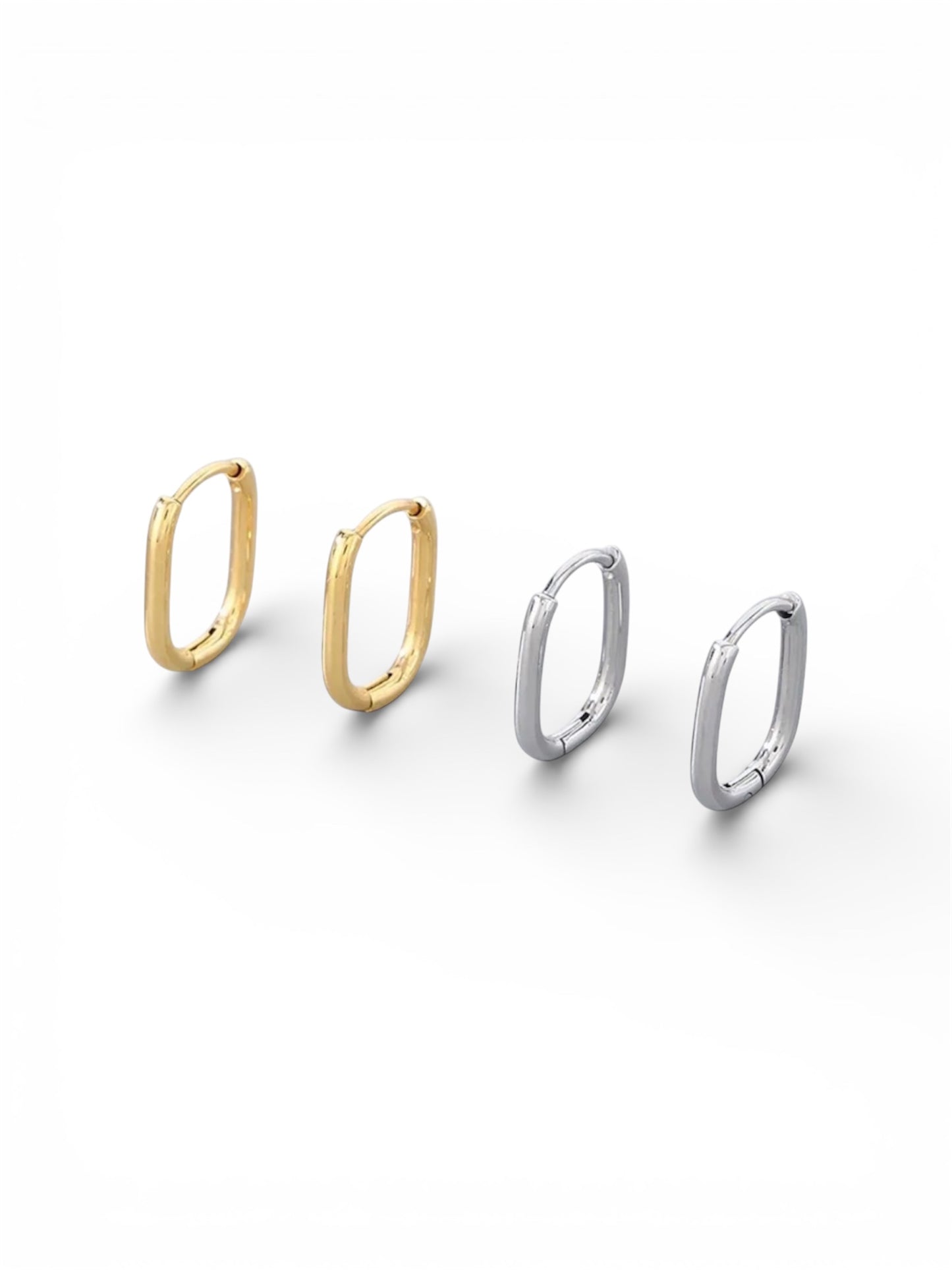 Amara Oval Hoop Earrings