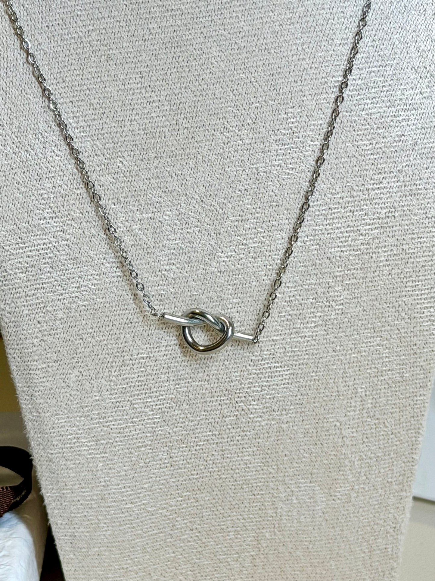 Knot Necklace - Stainless Steel