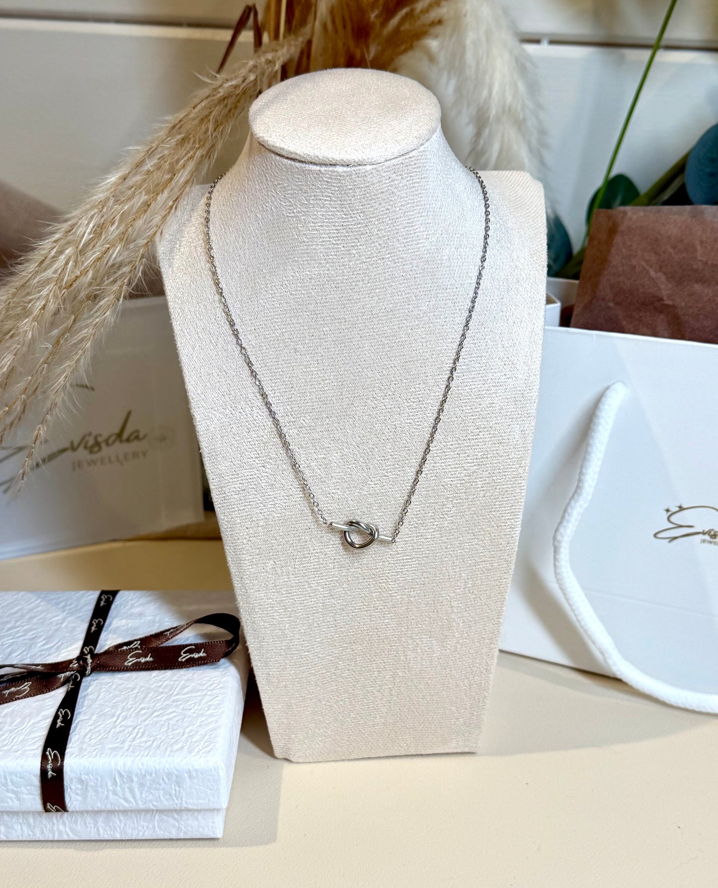 Knot Necklace - Stainless Steel