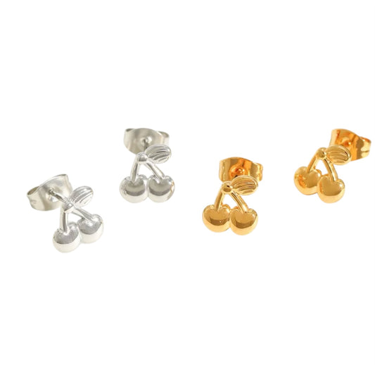 Cherry Stud Earrings