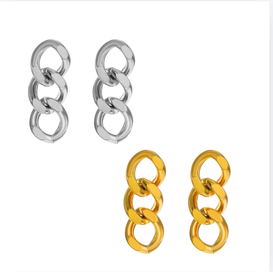 Orion - Chain Drop Earrings