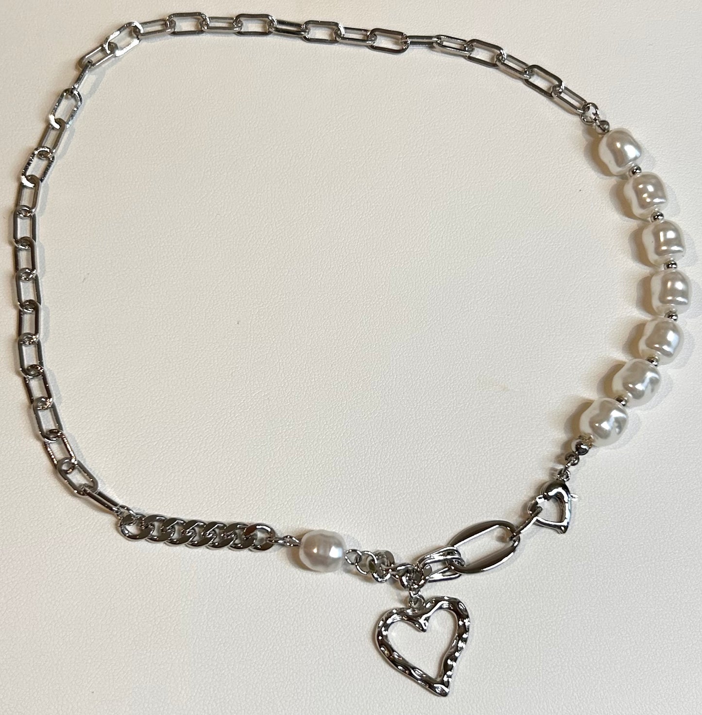 Wren - 925 Sterling Silver Heart Necklace