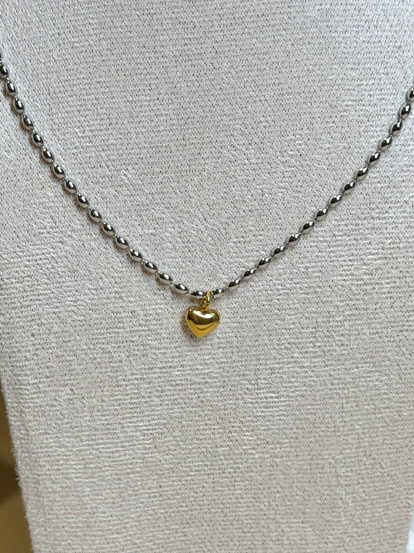 Bella Necklace - Mixed Metal Stainless Steel