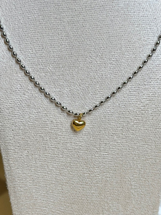 Bella Necklace - Mixed Metal Stainless Steel