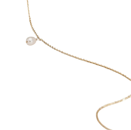 Ellie Single Fresh Water Pearl Necklace