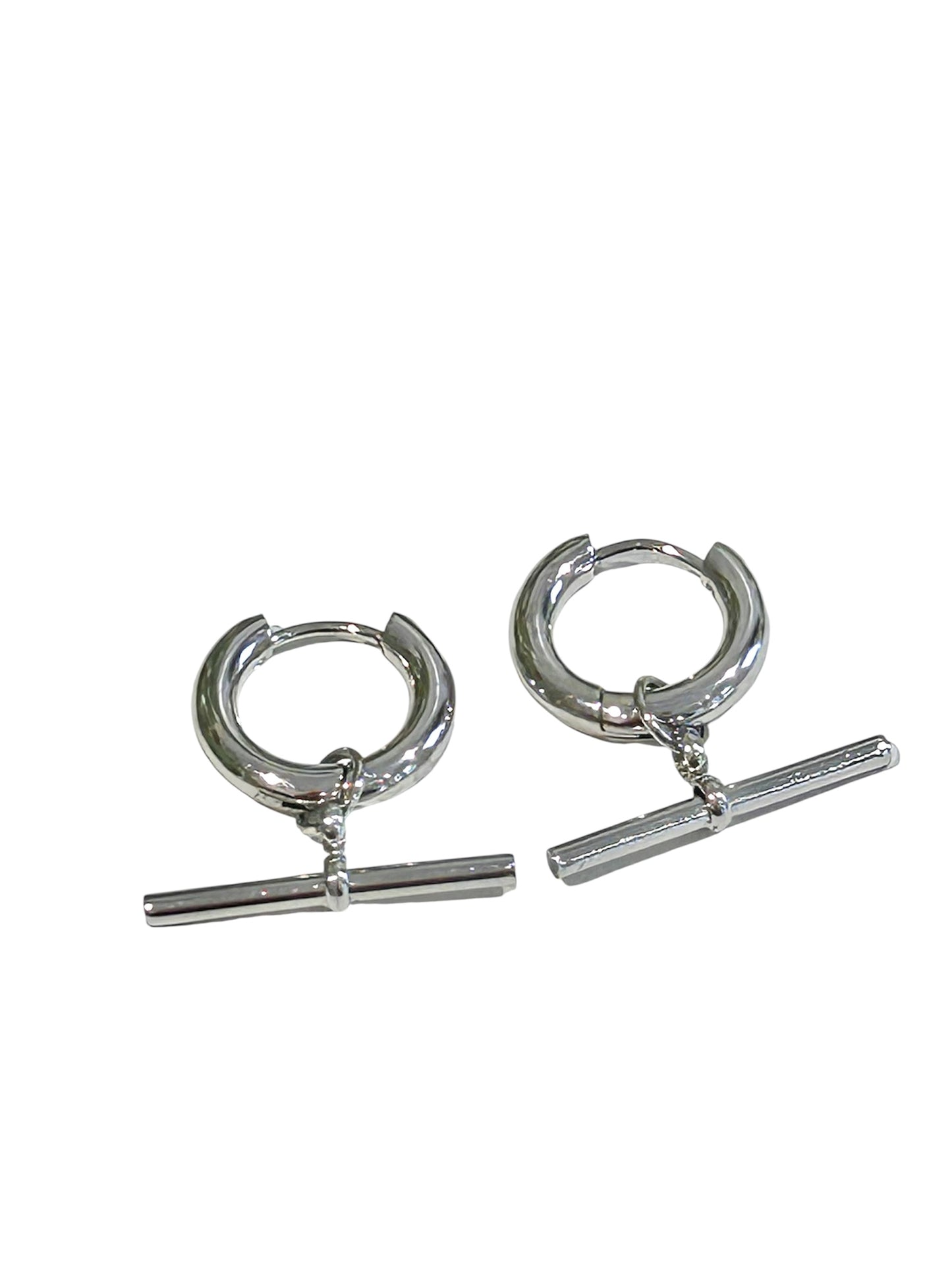 Sienna T-Bar Hoop Earrings